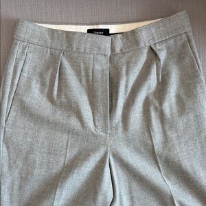 Theory Light Gray Tailored Trousers